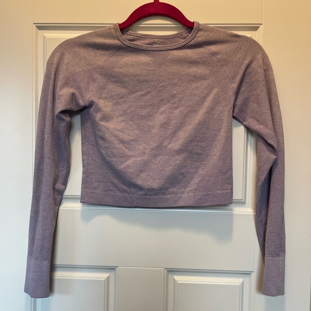 lavender workout top